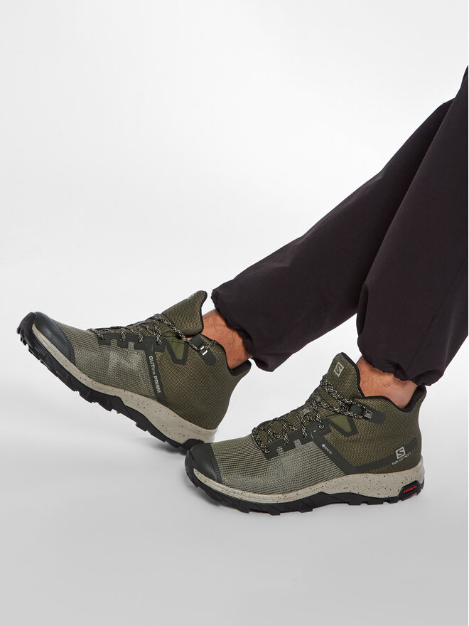 Salomon Трекінгові черевики Salomon Outline Prism Mid Gtx GORE-TEX 411201 26 M0 Зелений