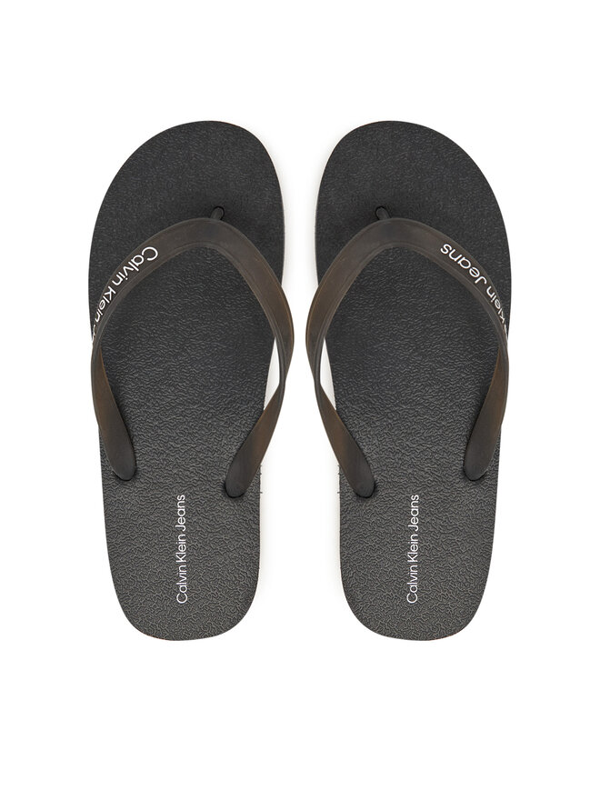 Calvin Klein Jeans Flip-flops Calvin Klein Jeans Thong+ Tpu YM0YM01265 Fekete
