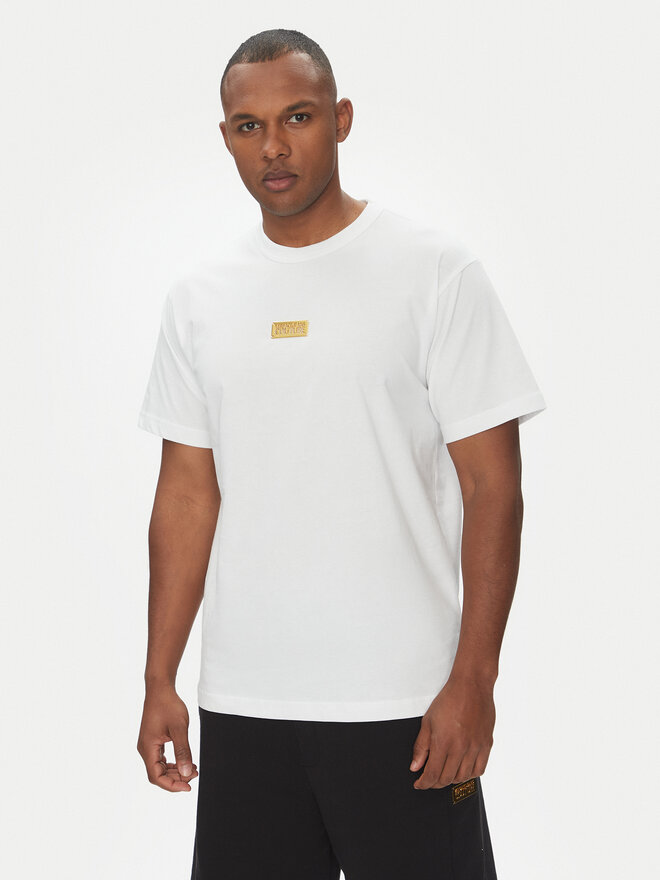 Versace Jeans Couture Versace Jeans Couture T-Shirt 78GAHT08 Weiß Regular Fit
