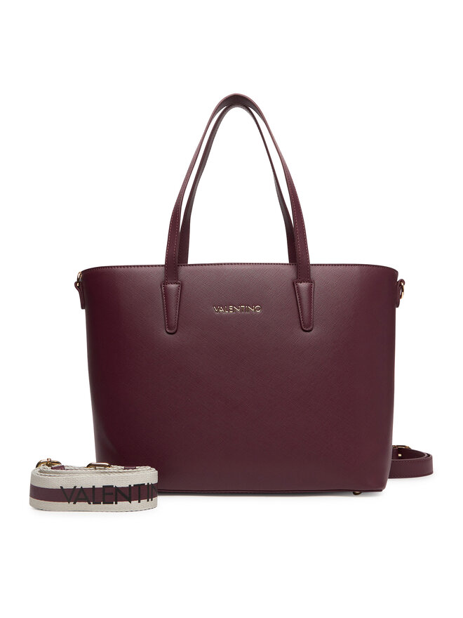 Valentino Ročna torba Valentino Zero Re VBS7B301 Bordo rdeča