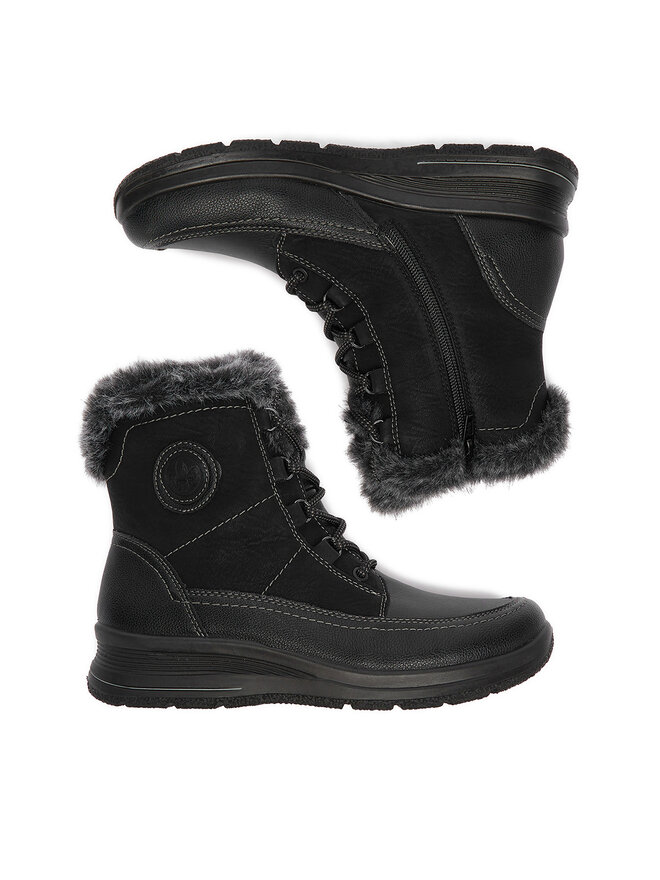 Rieker Schnürschuhe Rieker CEO-L7706-00 Schwarz