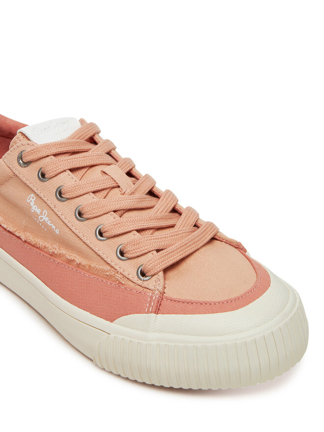Pepe Jeans Tenis superge Pepe Jeans Ben Fresh W PLS31589 Oranžna