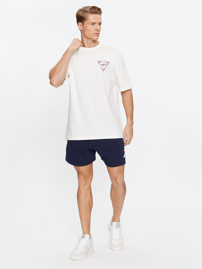 Reebok Reebok Marškinėliai Basketball IL4428 Balta Regular Fit
