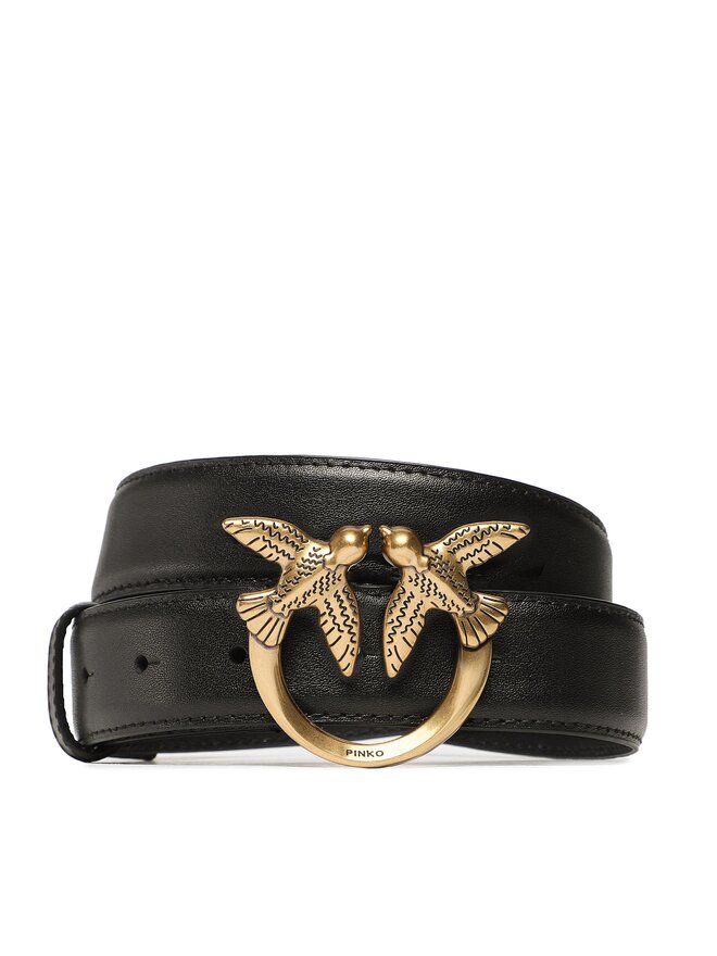 PINKO Damengürtel Pinko Love Berry H3 Belt PE 23 PLT01 100125 A0F1 Schwarz
