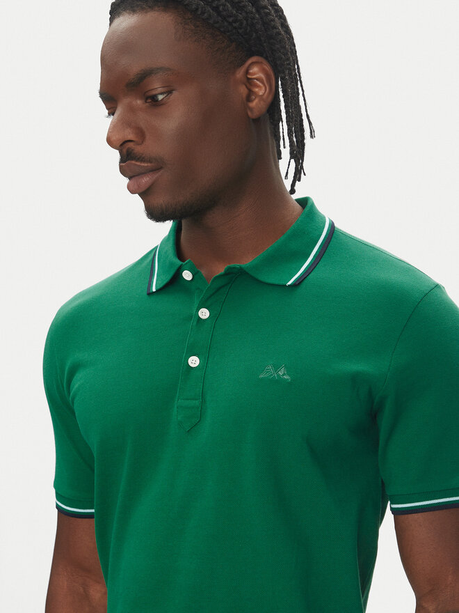 Lindbergh Lindbergh Poloshirt 30-404010 Grün Relaxed Fit