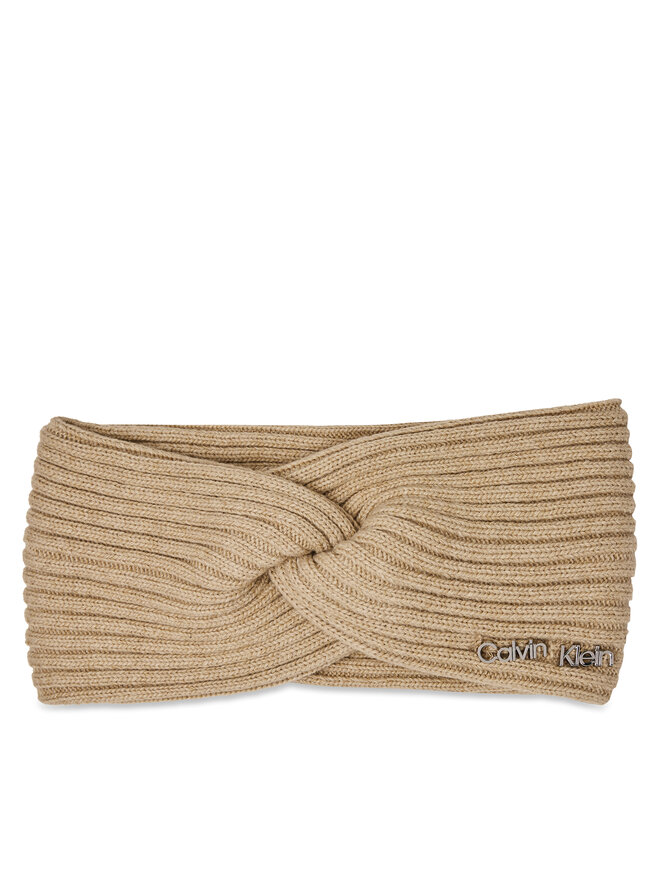 Calvin Klein Fascia per capelli Calvin Klein Ck Must Logo Twisted Headband K60K611400 Grigio
