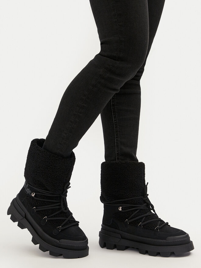 Lee Cooper Боти Lee Cooper LCJ-24-47-3148LA Черен
