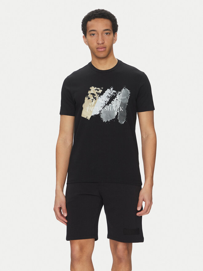 Paul&Shark Paul&Shark T-Shirt 25411094 Schwarz Regular Fit