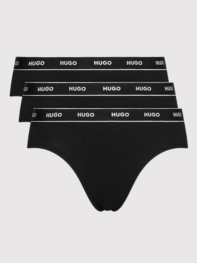 HUGO Hugo 3er-Set klassische Damenslips 50469657 Schwarz