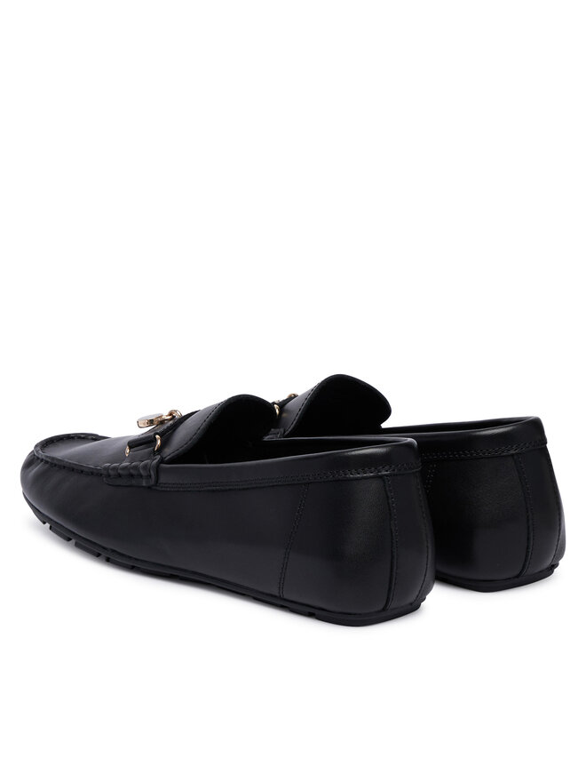 Tommy Hilfiger Mokassins Tommy Hilfiger Enamel Charm Leather FW0FW09532 Schwarz