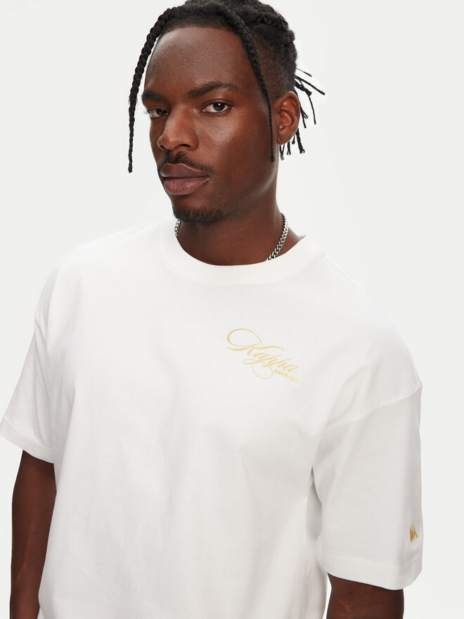 Kappa Kappa Camiseta Nora 361Q6XW Blanco Regular Fit