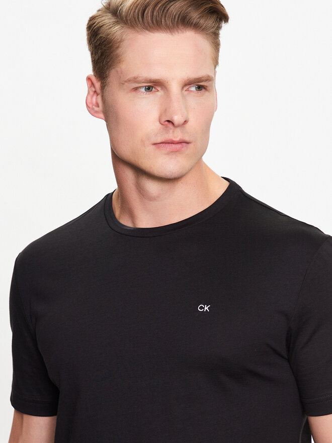 Calvin Klein Calvin Klein T-Shirt Smooth K10K110589 Μαύρο Regular Fit