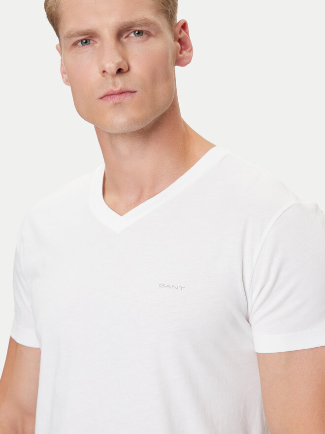 Gant Gant Pack de 2 camisetas 900012018 Blanco Regular Fit