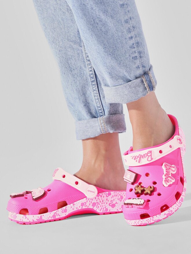 Crocs Pantoletten Crocs Crocs Classic Barbie Clog 208817 Rosa