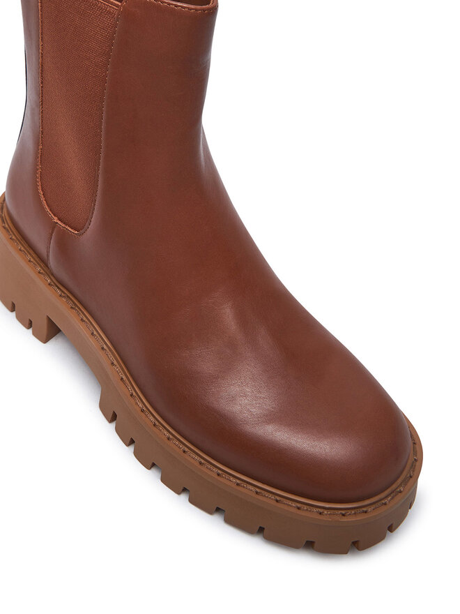 MICHAEL Michael Kors Боти тип челси MICHAEL Michael Kors Asher 40F4ASFE6L Кафяв