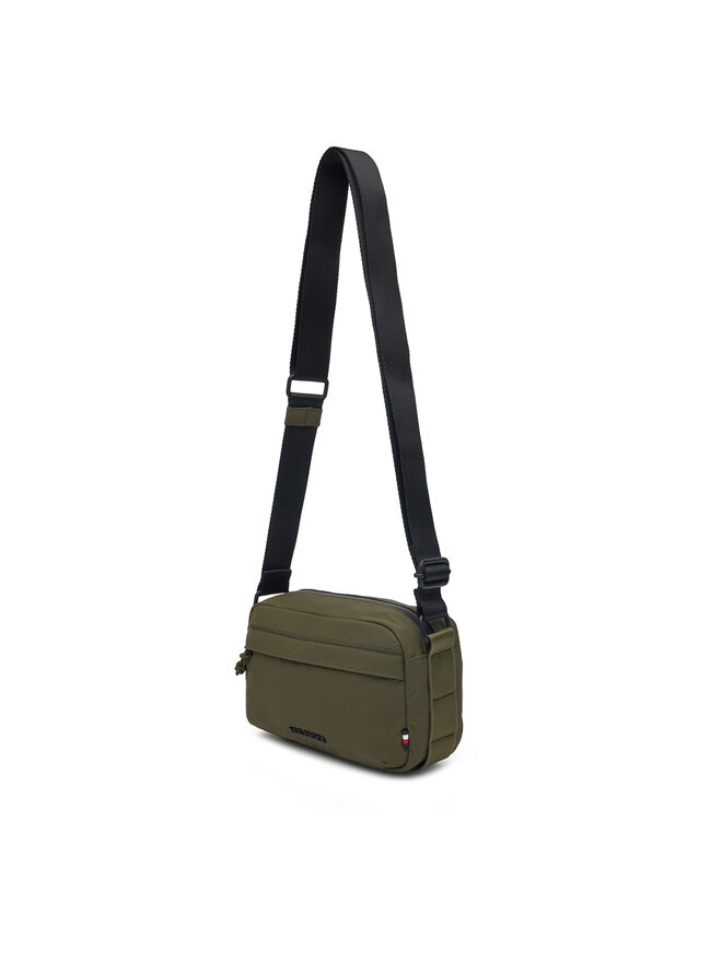 Tommy Hilfiger Τσαντάκι Tommy Hilfiger Th Colour Ew Reporter AM0AM13219 Πράσινο