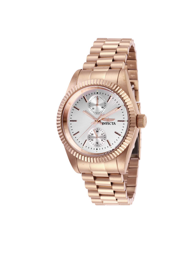 Rose gold invicta watch 2025