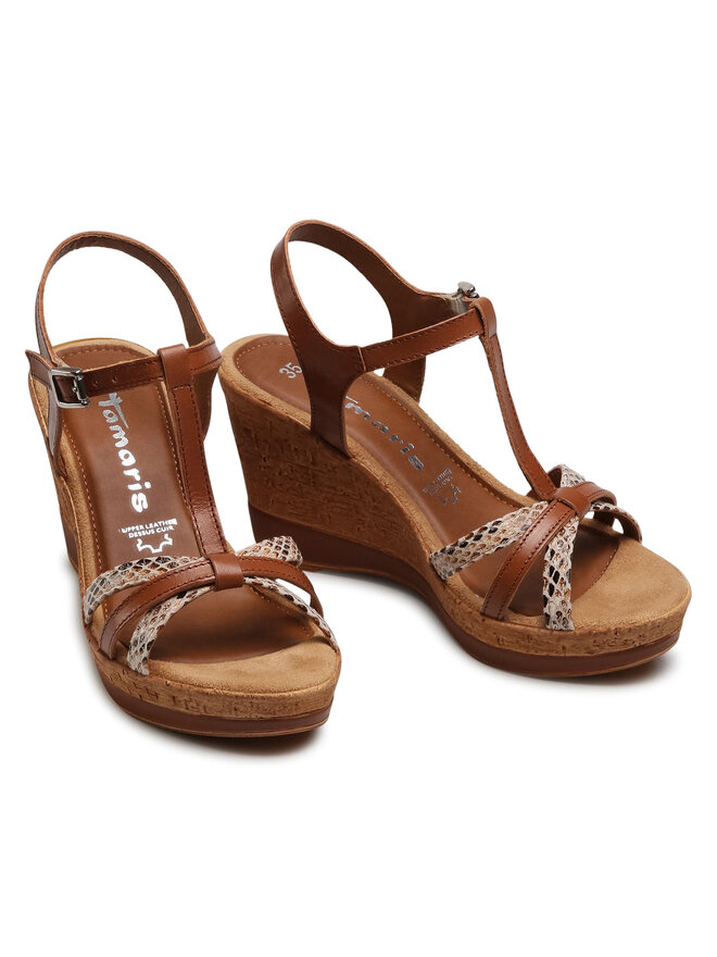 Tamaris 28347 Nu Pied Compense Tamaris Tamaris 28027-965 Doré