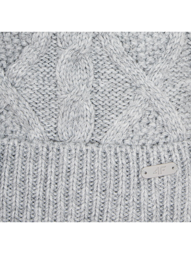 4F Gorro 4F 4FAW23ACAPF297 Gris