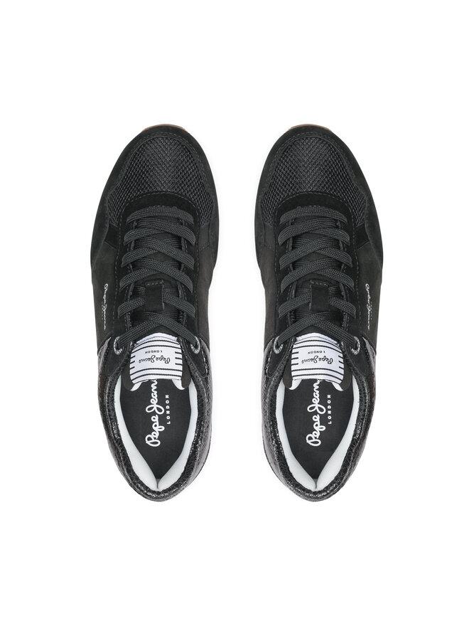 Pepe Jeans Zapatillas Pepe Jeans Archie Sequins PLS31204 Negro