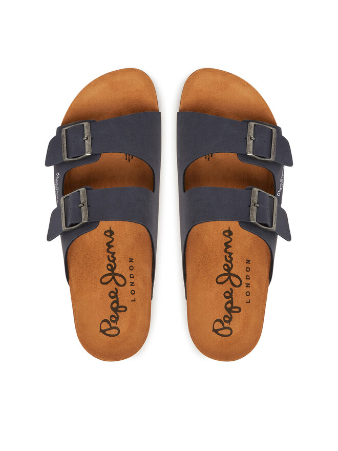 Pepe Jeans Klapki Pepe Jeans PMS90110 Granatowy