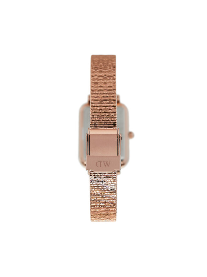 Daniel Wellington Uhr Daniel Wellington Quadro Lumine Pressed Piano DW00100578 Goldfarben