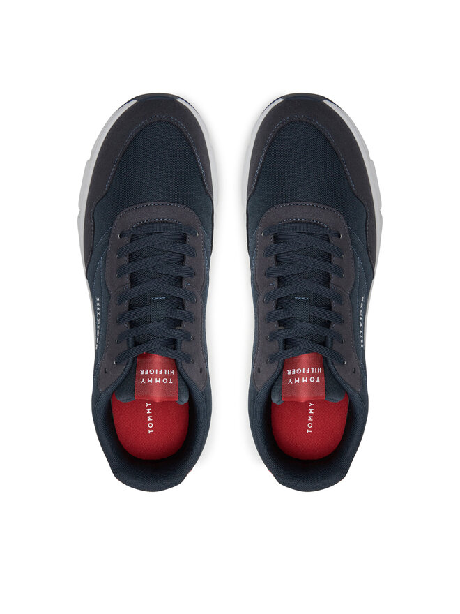 Tommy Hilfiger Snīkeri Tommy Hilfiger Faston Mix Ess FM0FM05141 Tumši zils