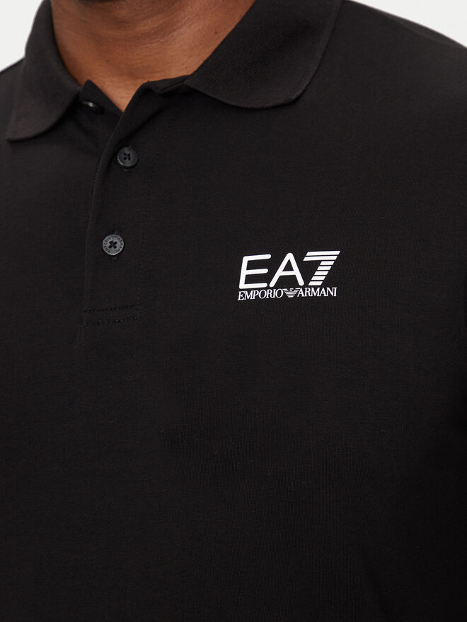 EA7 Emporio Armani EA7 Emporio Armani Poloshirt 8NPF14 PJVQZ 1200 Schwarz Regular Fit