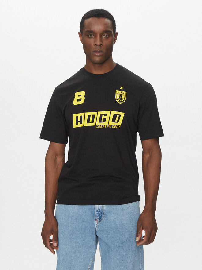 HUGO HUGO Camiseta Nebulop 50541252 Negro Regular Fit