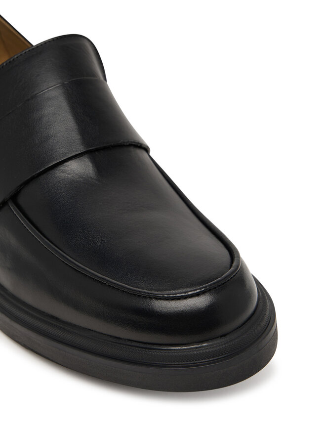 Calvin Klein Slipper Calvin Klein Cupped Band Loafer Lth HM0HM02065 Schwarz