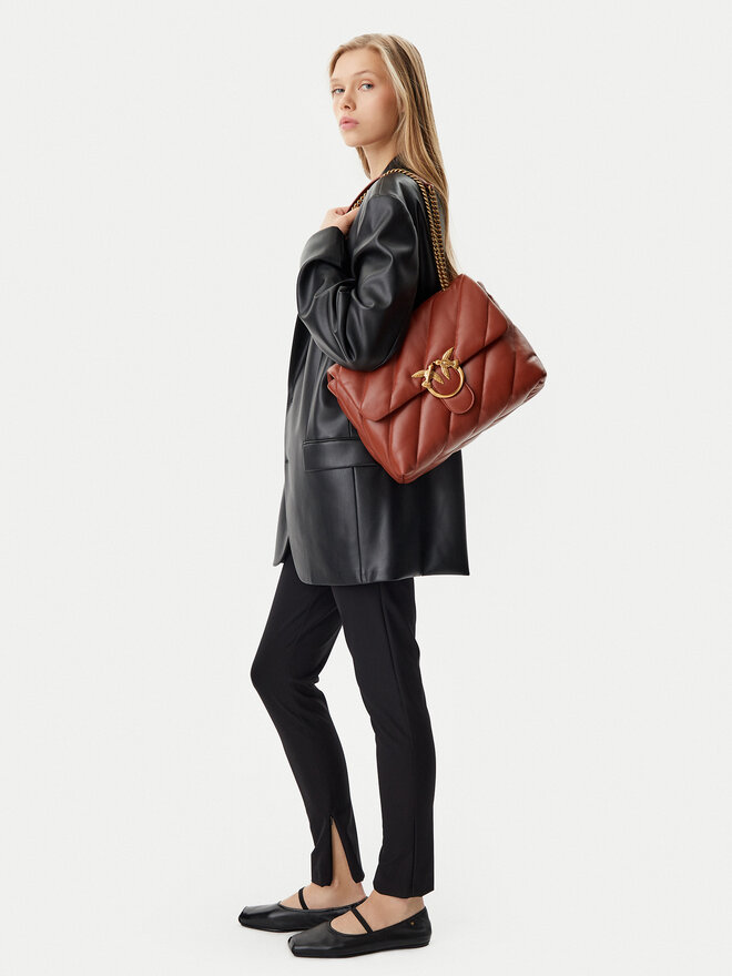 PINKO Borsetta PINKO Love Puff Big Cl AI 23-24 PLTT 100037 A0F2 Marrone