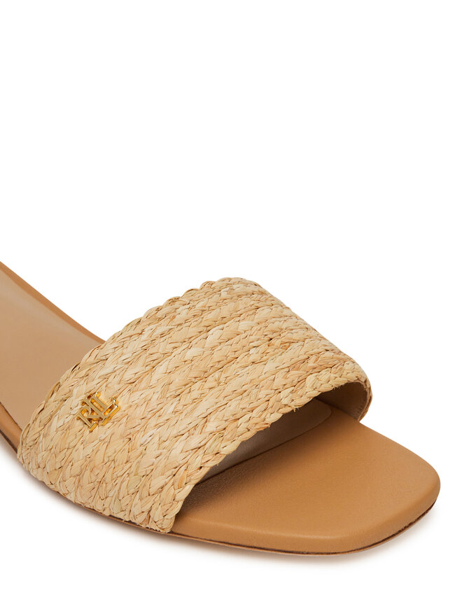 LAUREN RALPH LAUREN Pantoletten LAUREN RALPH LAUREN Fay Braided 802966850001 Beige