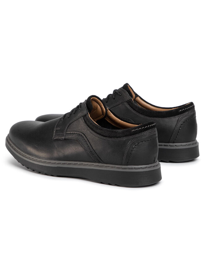 Clarks un geo lace black cheap