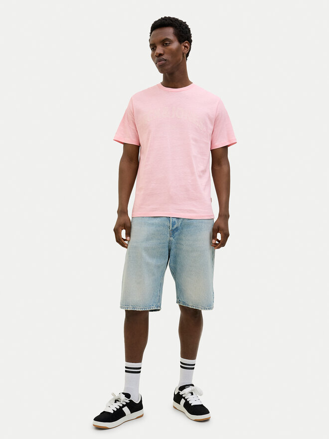 Jack&Jones Jack&Jones Marškinėliai Almeria 12276962 Rožinė Regular Fit