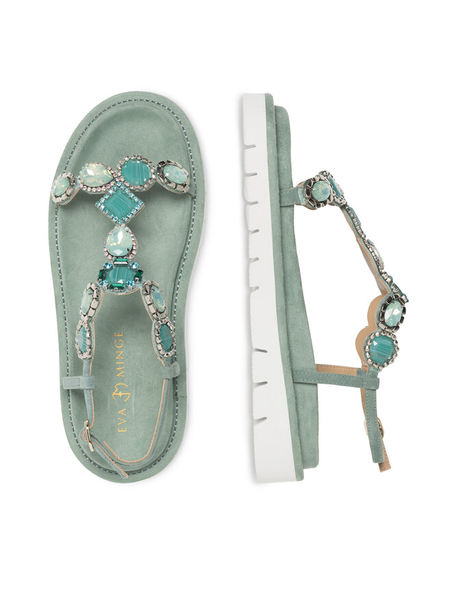 Eva Minge Sandale Eva Minge MATILDE-V1175-95 Verde
