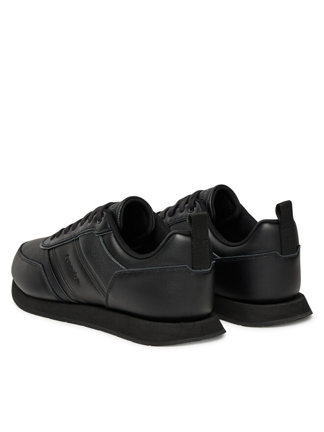 Calvin Klein Снікерcи Calvin Klein Low Prof Runn Laceup Tape HM0HM01897 Чорний