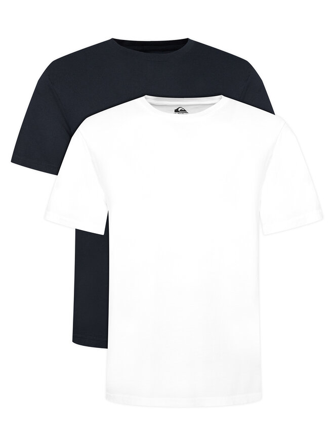 Quiksilver Quiksilver Σετ 2 T-Shirts Salt Water EQYZT08137 Μαύρο Regular Fit