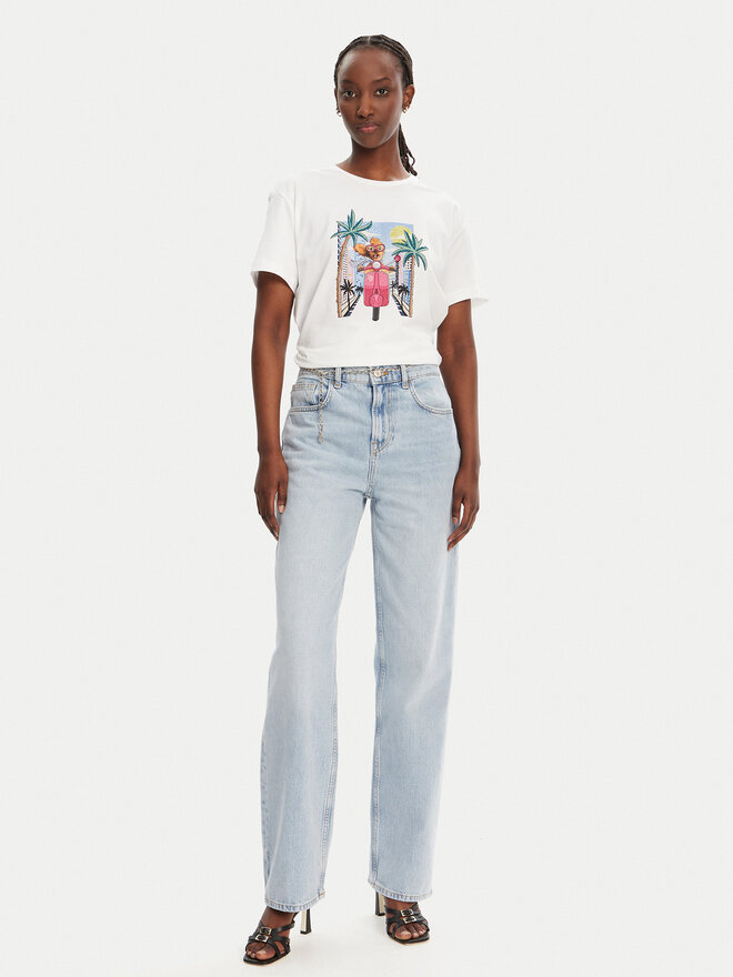 Liu Jo Liu Jo Футболка WA5260 JS003 Білий Regular Fit