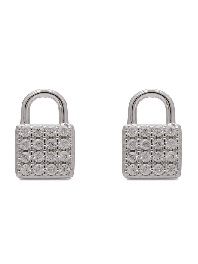 Fossil Pendientes Fossil JFS00626040 Plata
