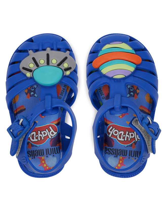 Melissa Sandále Melissa Mini Melissa Possession + Play Doh Bb M 35987 Modrá