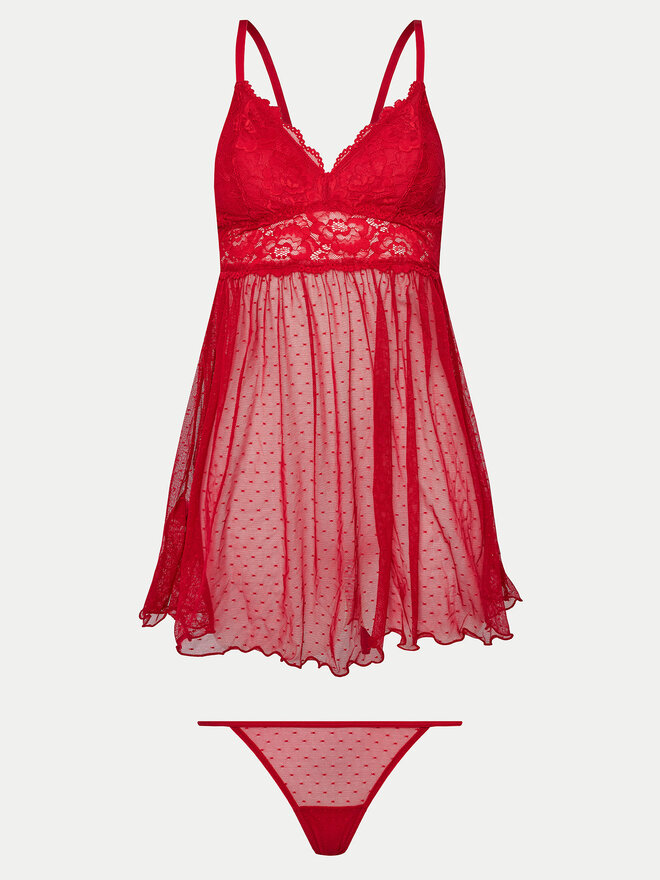 YSABEL MORA YSABEL MORA Nachthemd 10708 Rot Regular Fit