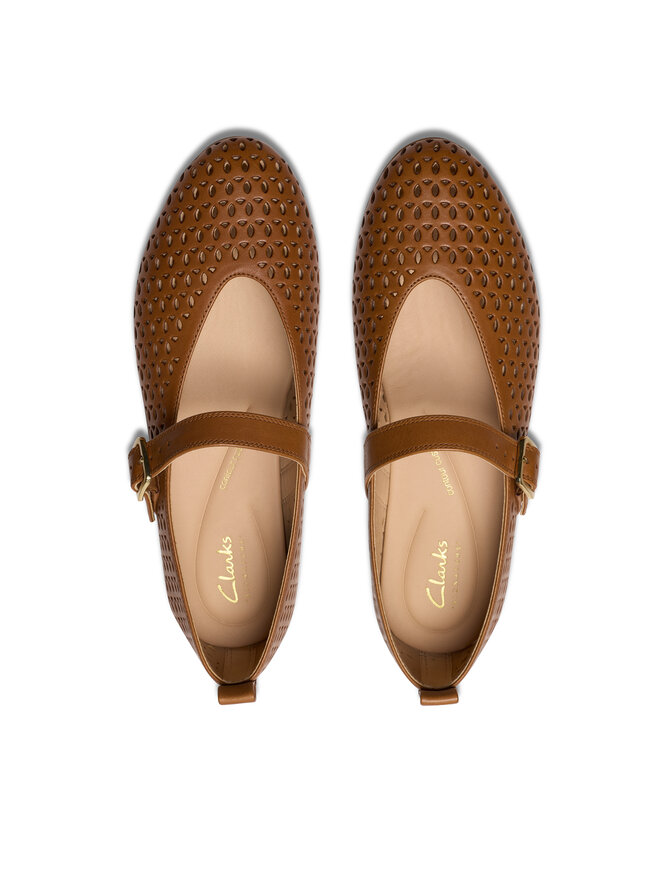 Clarks Halbschuhe Clarks Fawna Jane 26181228 Braun