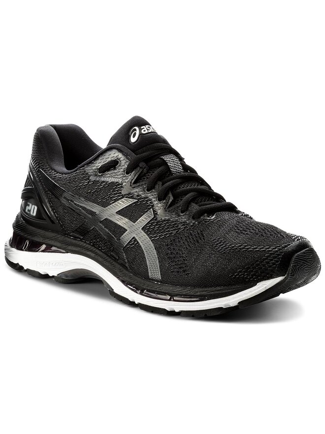 Asics nimbus 20 black black carbon best sale