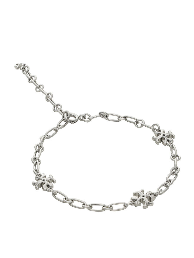 Tory Burch Armband Tory Burch Roxanne Chain Delicate Bracelet 84969 Silberfarben