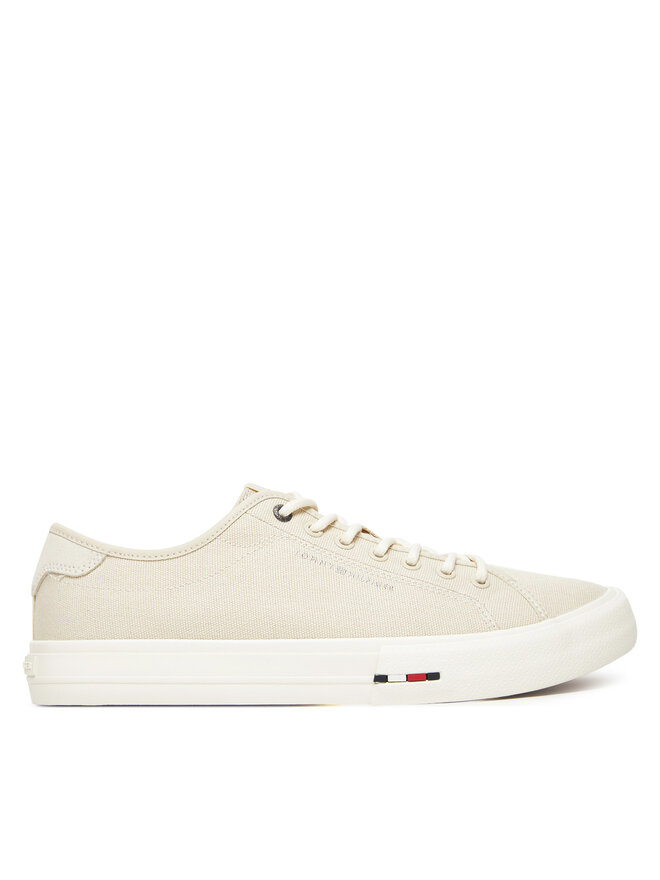 Tommy Hilfiger Teniși Tommy Hilfiger Hi Vulc Street Canvas FM0FM05515 Bej