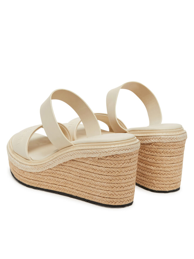 Calvin Klein Espadryle Calvin Klein Wedge Sandal 50 - He HW0HW02375 Écru