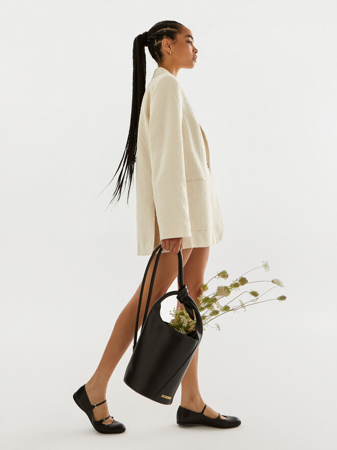 JACQUEMUS Σακίδιο JACQUEMUS Le Petit Tourni 245BA366-3173 Μαύρο