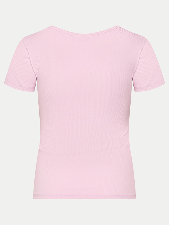 Hunkemöller Hunkemöller Camiseta de pijama Gathering 205129 Rosa Regular Fit