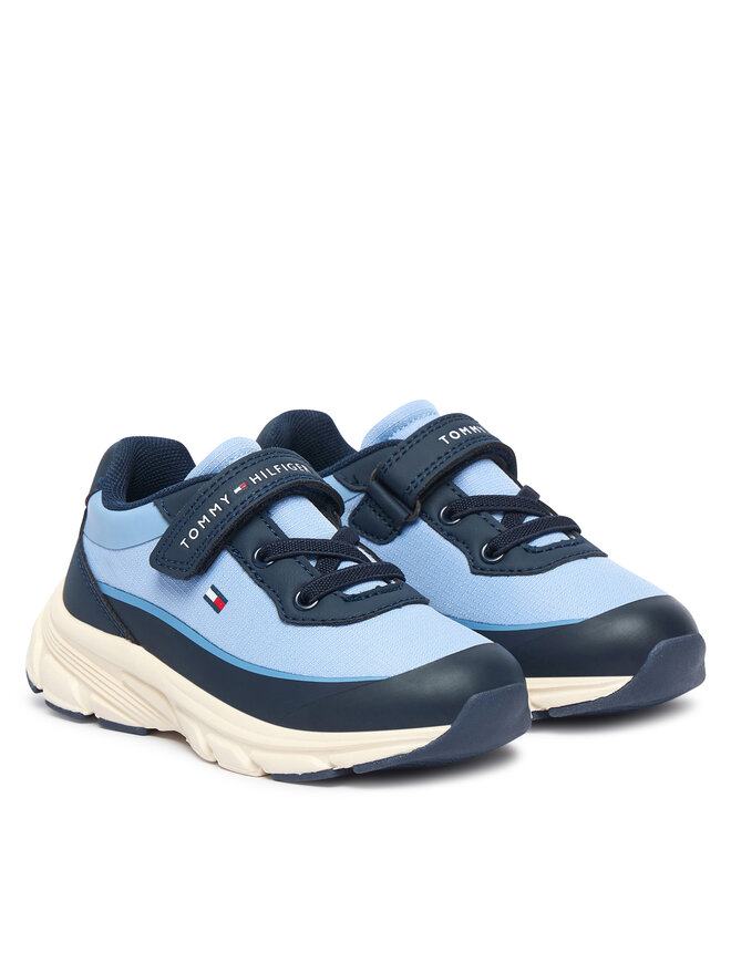 Tommy Hilfiger Sneakers Tommy Hilfiger Low Cut Lace-Up/Velcro Sneaker T1X9-35260-1844 M Blau