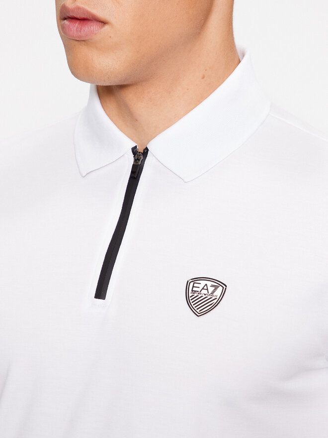 EA7 Emporio Armani EA7 Emporio Armani Poloshirt 8NPF13 PJRGZ 1100 Weiß Regular Fit